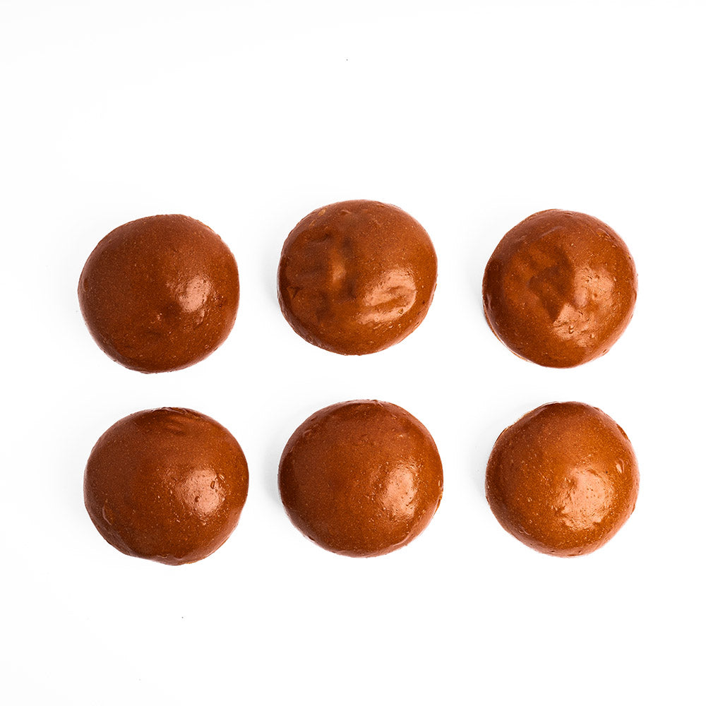 Double glaze brioch bun