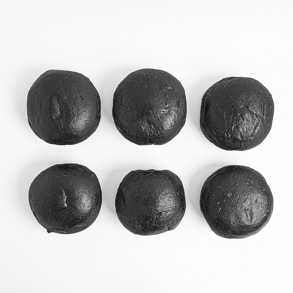Black burger bun