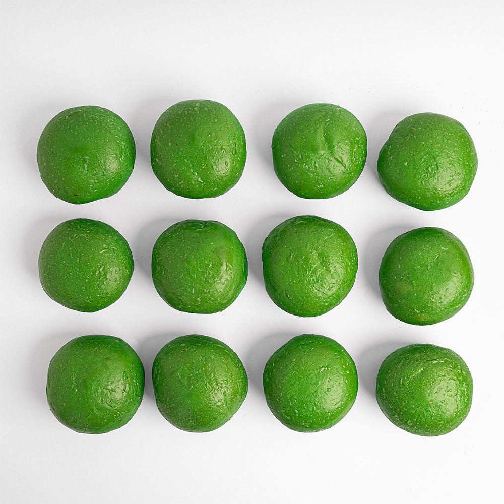 Slider green burger bun