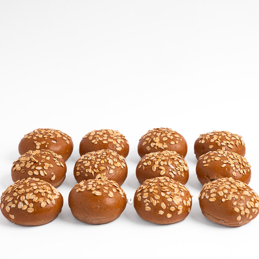 Slider brown oats bun