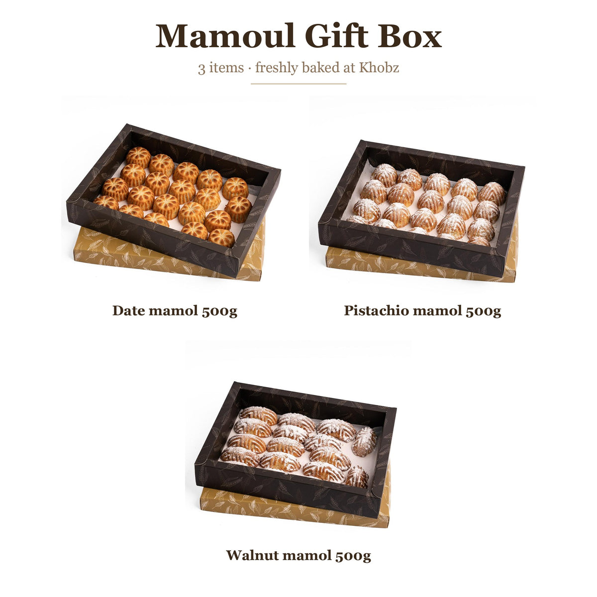 Mamoul Gift Box bundle - Khobz