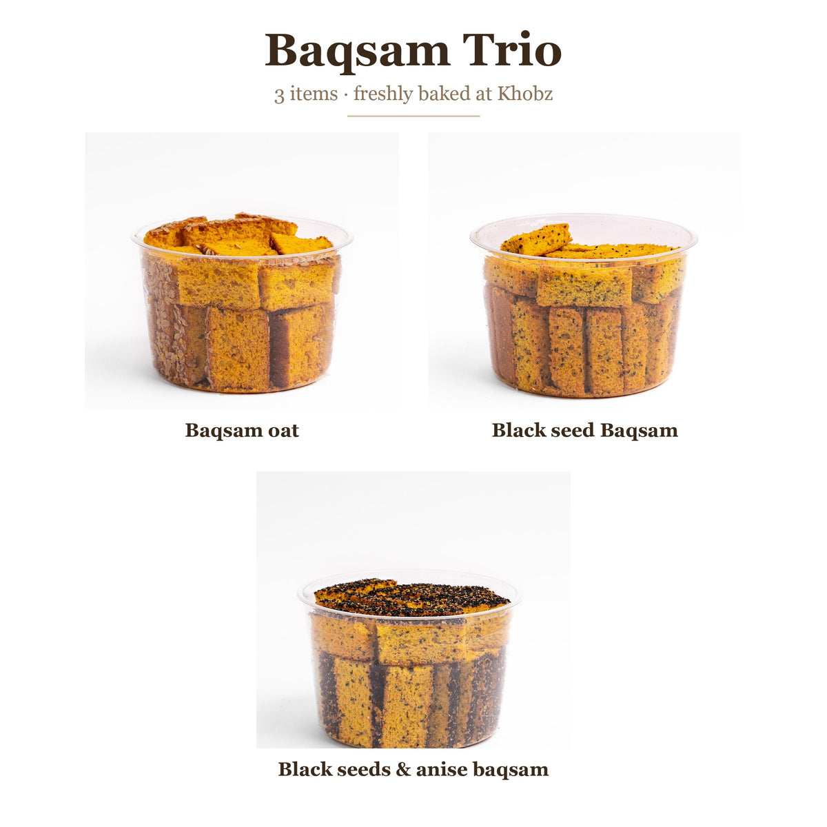 Baqsam Trio bundle - Khobz