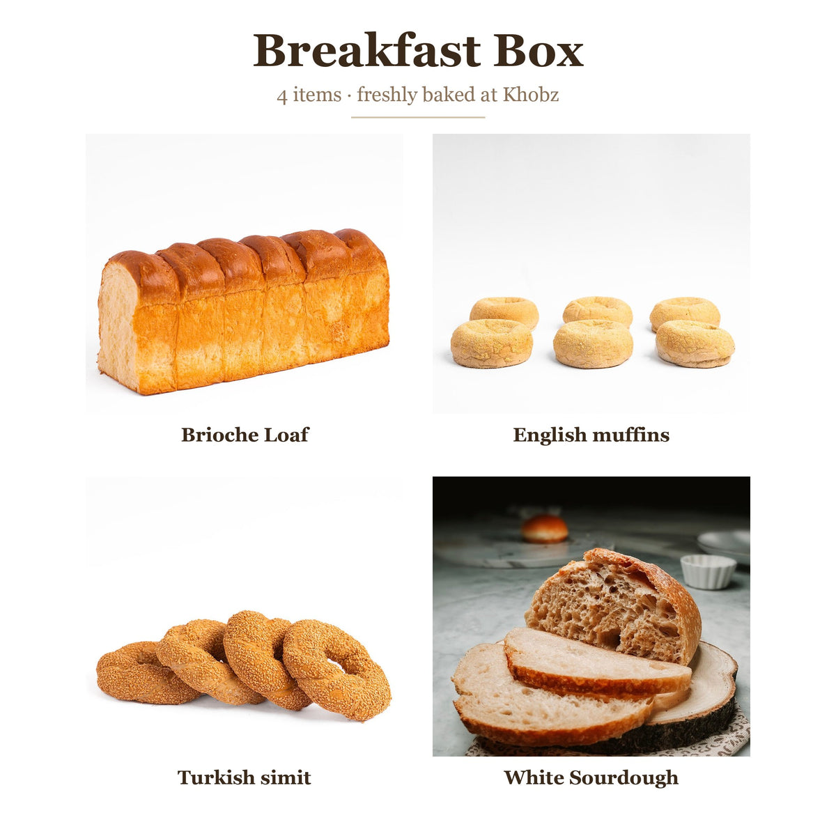 Breakfast Box bundle - Khobz