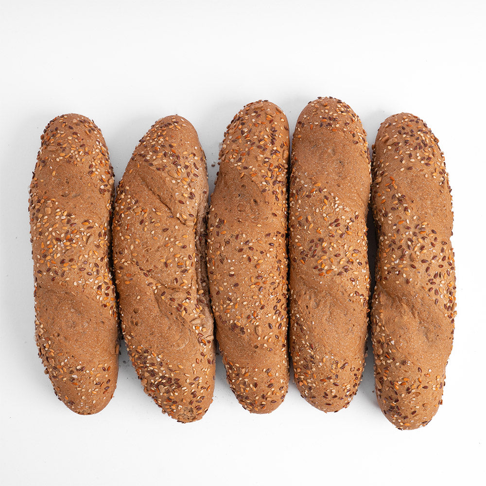 Brown multi cereals baguette