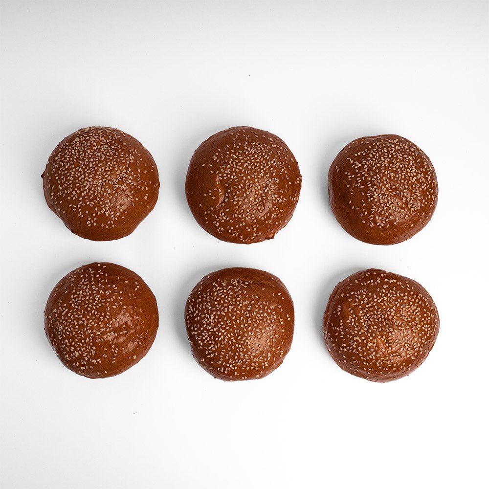 Double glaze brioche sesame bun - Khobz