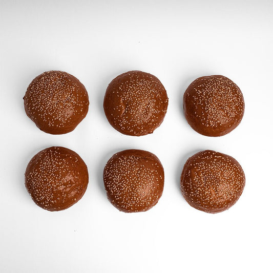 Double glaze brioche sesame bun - Khobz
