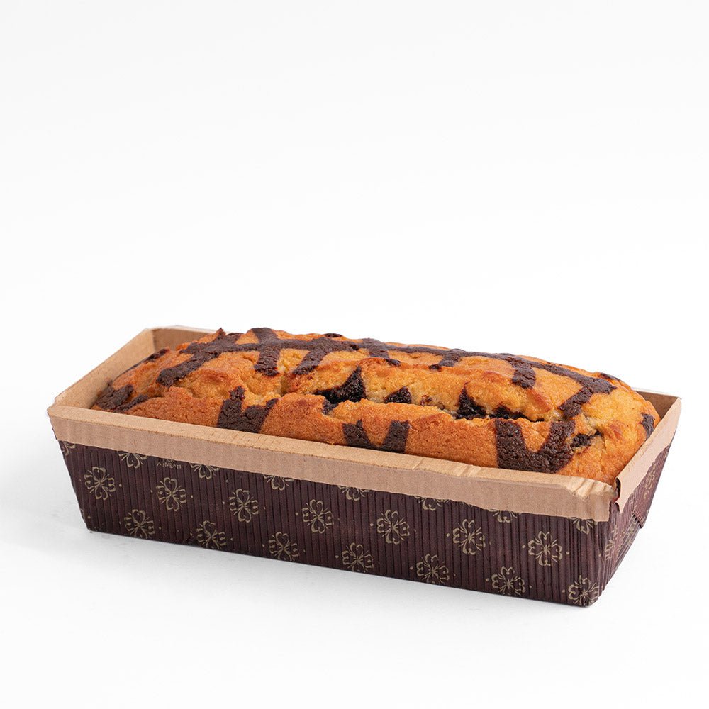 Marble english cake chocolate and vanilla - Khobz